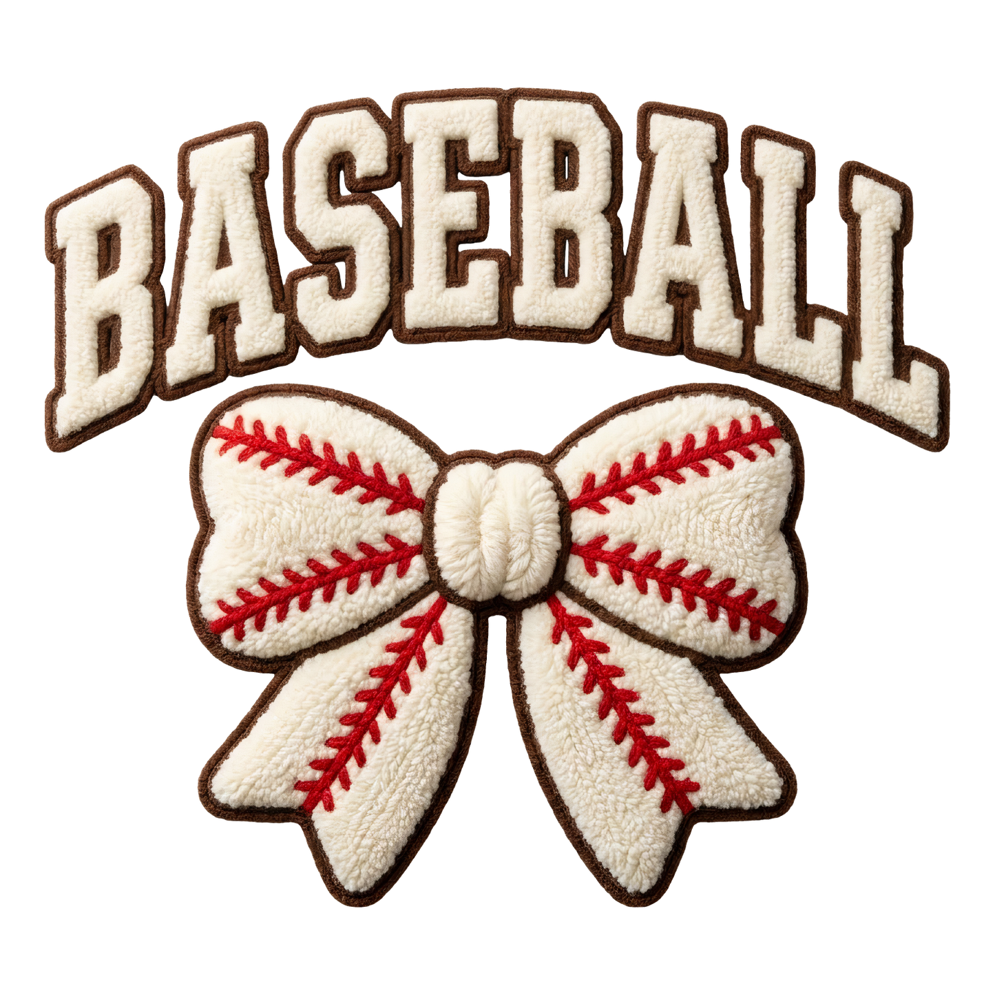 Baseball Chenille Direct to Film Transfer Easy to Press Gang Sheet