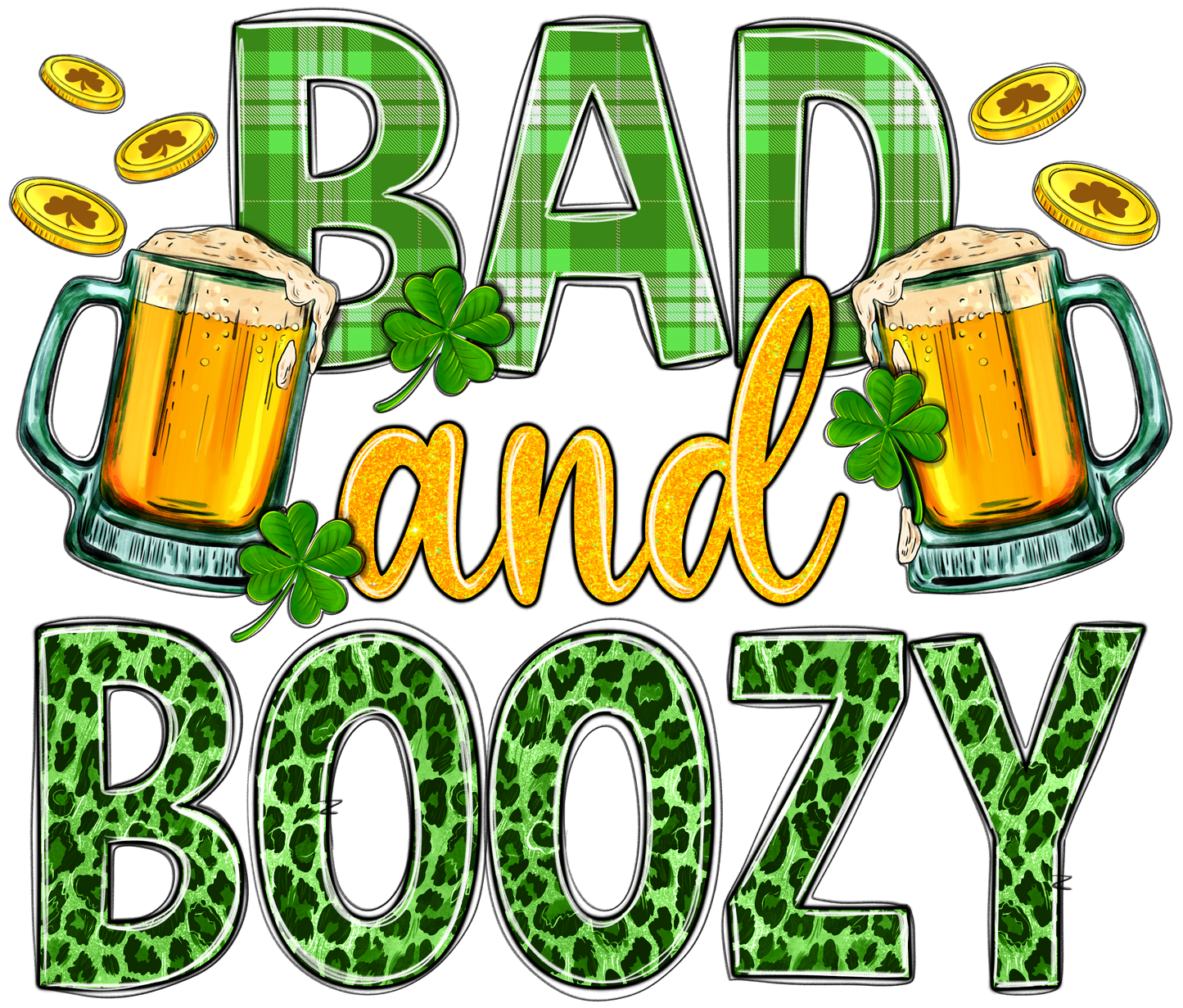 Bad And Boozy St. Patrick's Day Transfer