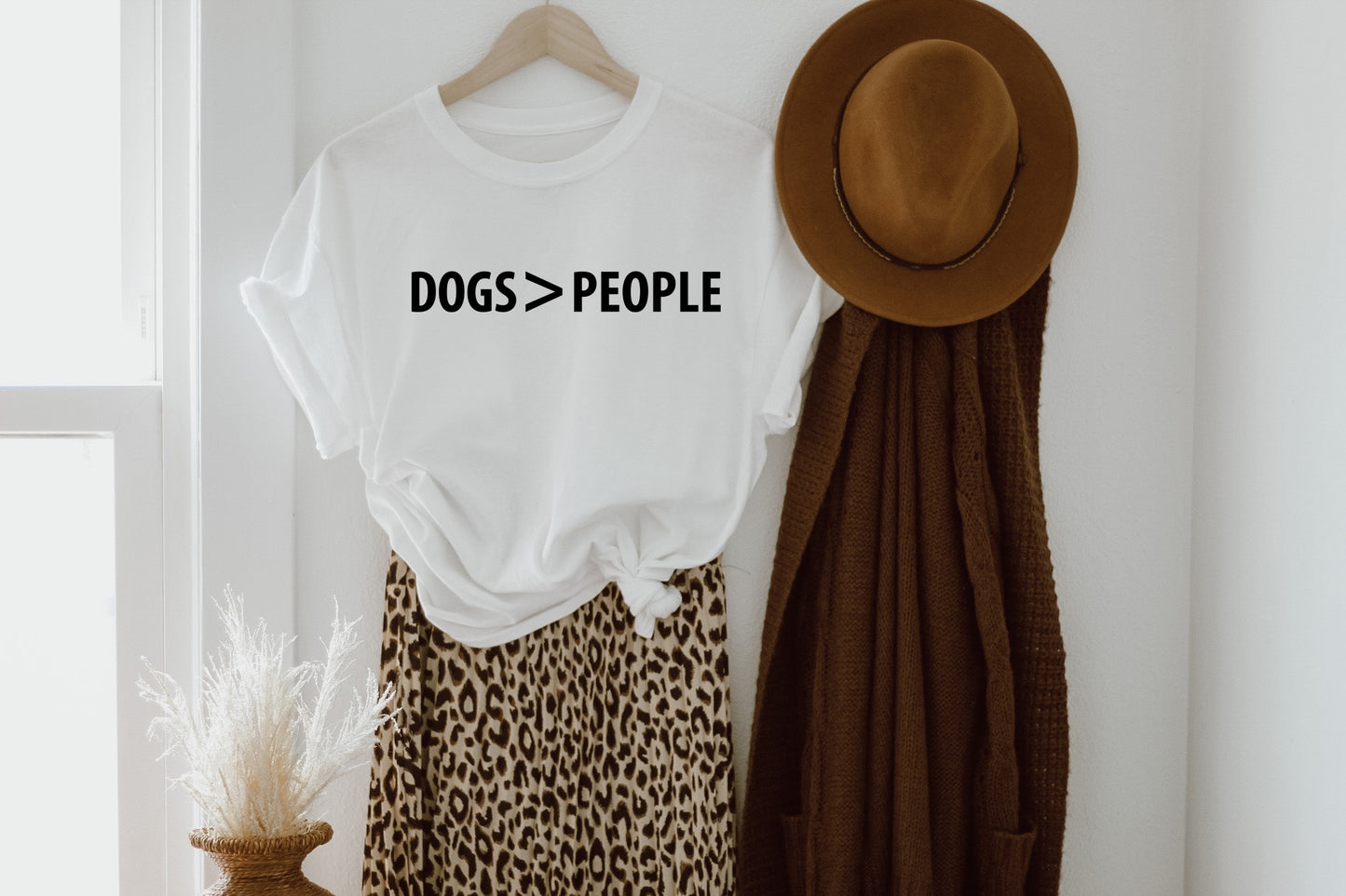 Dogs Are Greater Than People Sights Ink Graphic Tee