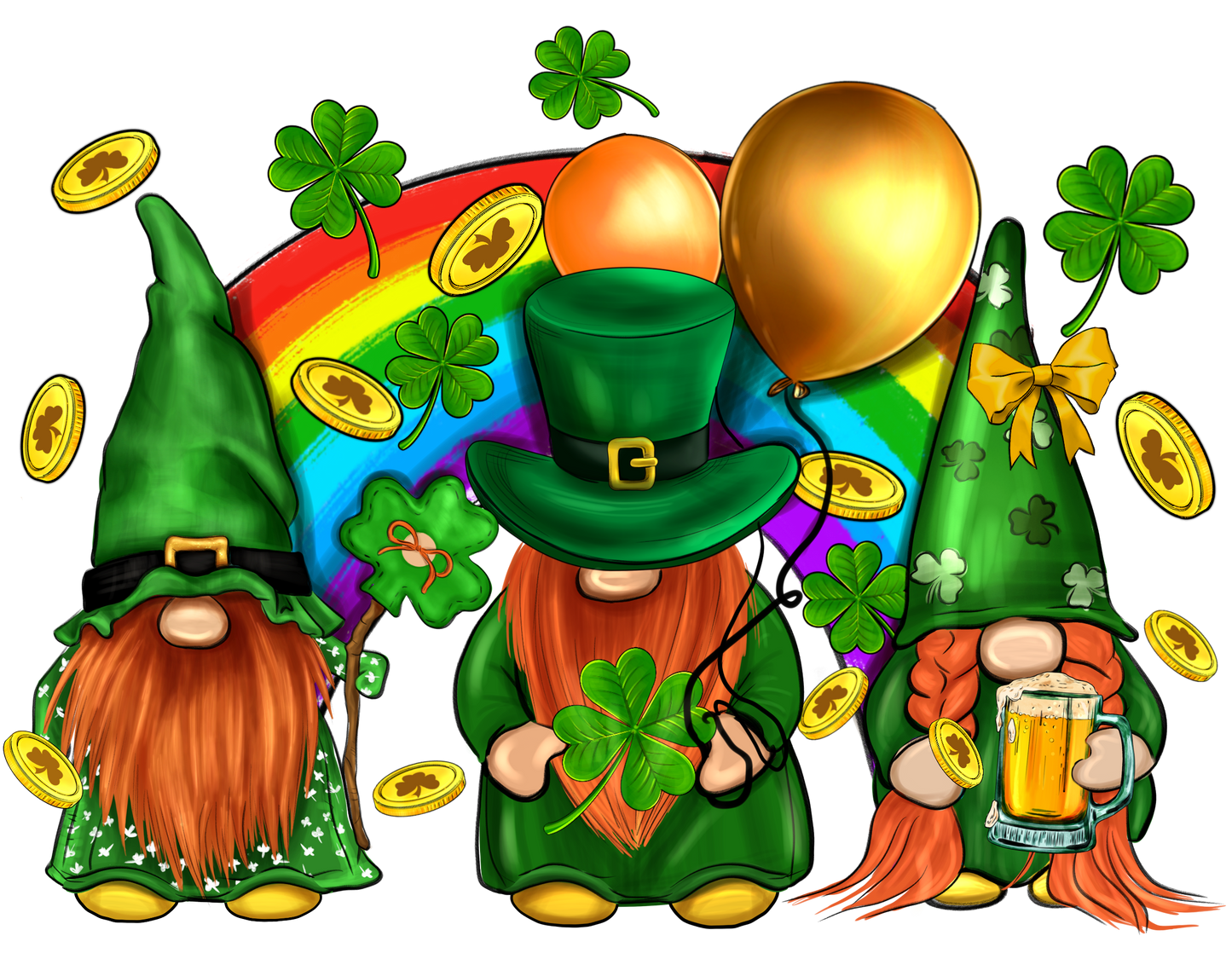 Gnomes St. Patricks Day Transfer