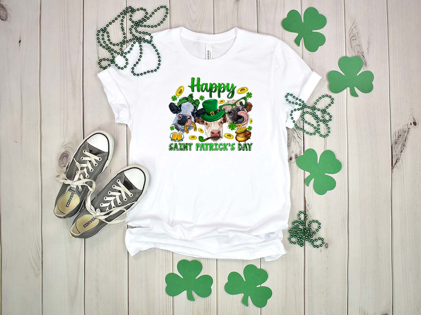 Cows St. Patricks Day Transfer