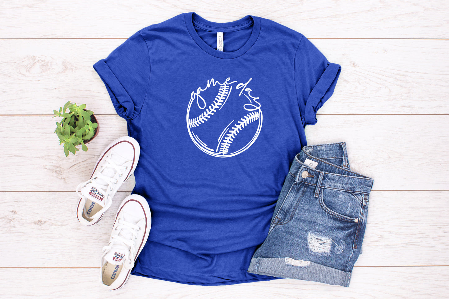 Game Day Baseball Softball T Ball Sights Ink Graphic Tee