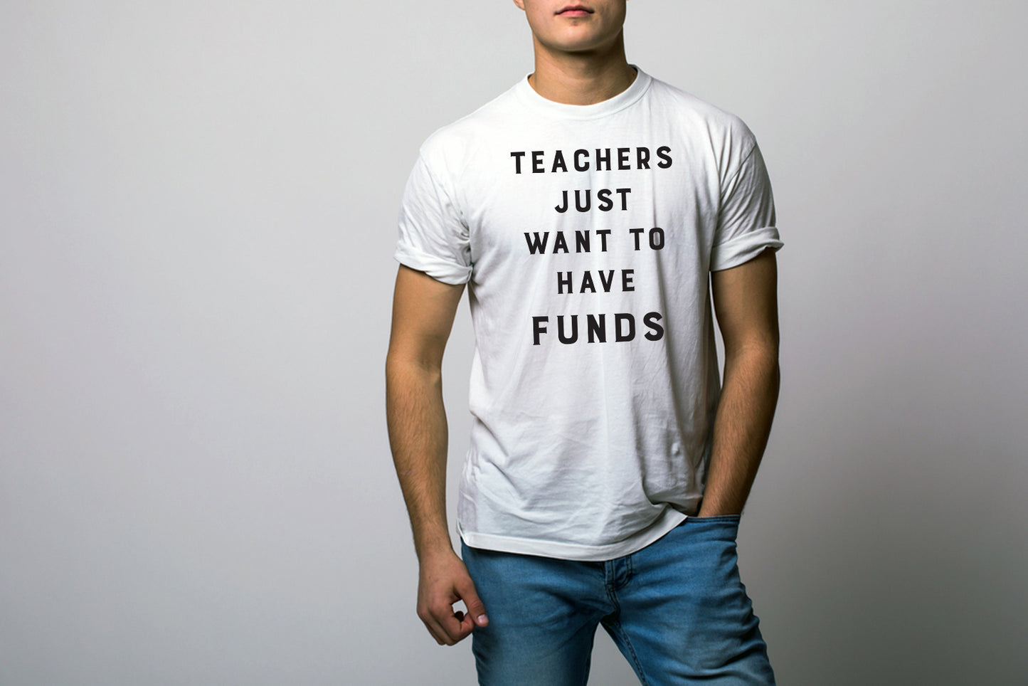 Teachers Just Want To Have Funds Sights Ink Graphic Tee