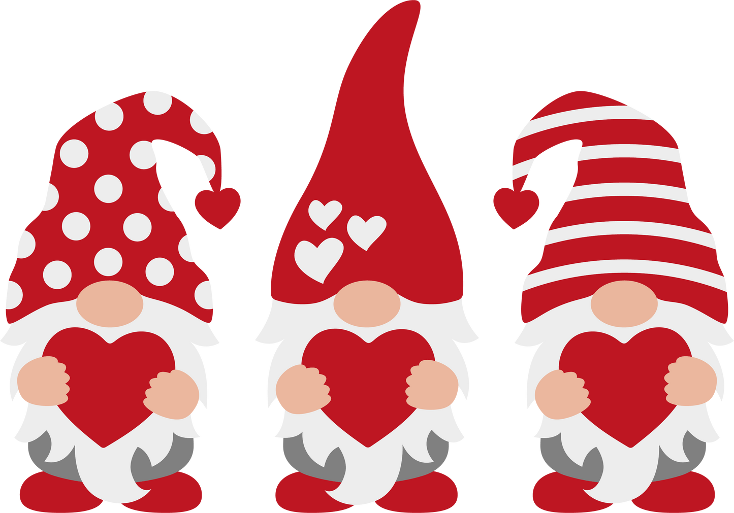 Valentines Gnomes Sights Ink Graphic Tee