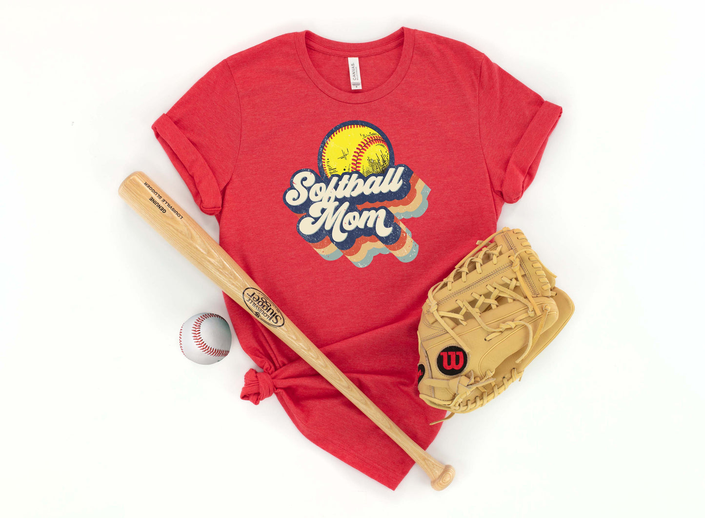 Retro Softball Mom Script Transfer