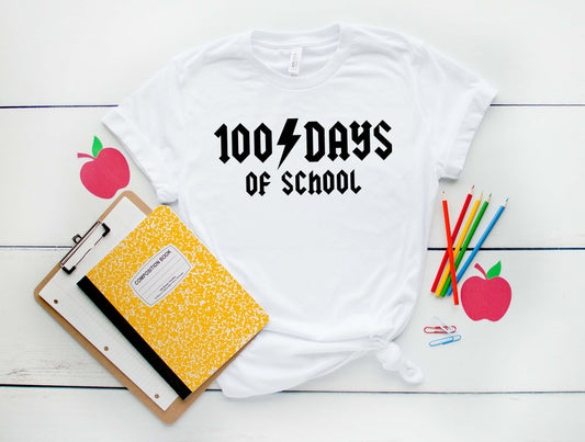 100 Days of School Rock Band Ready To Press Transfer