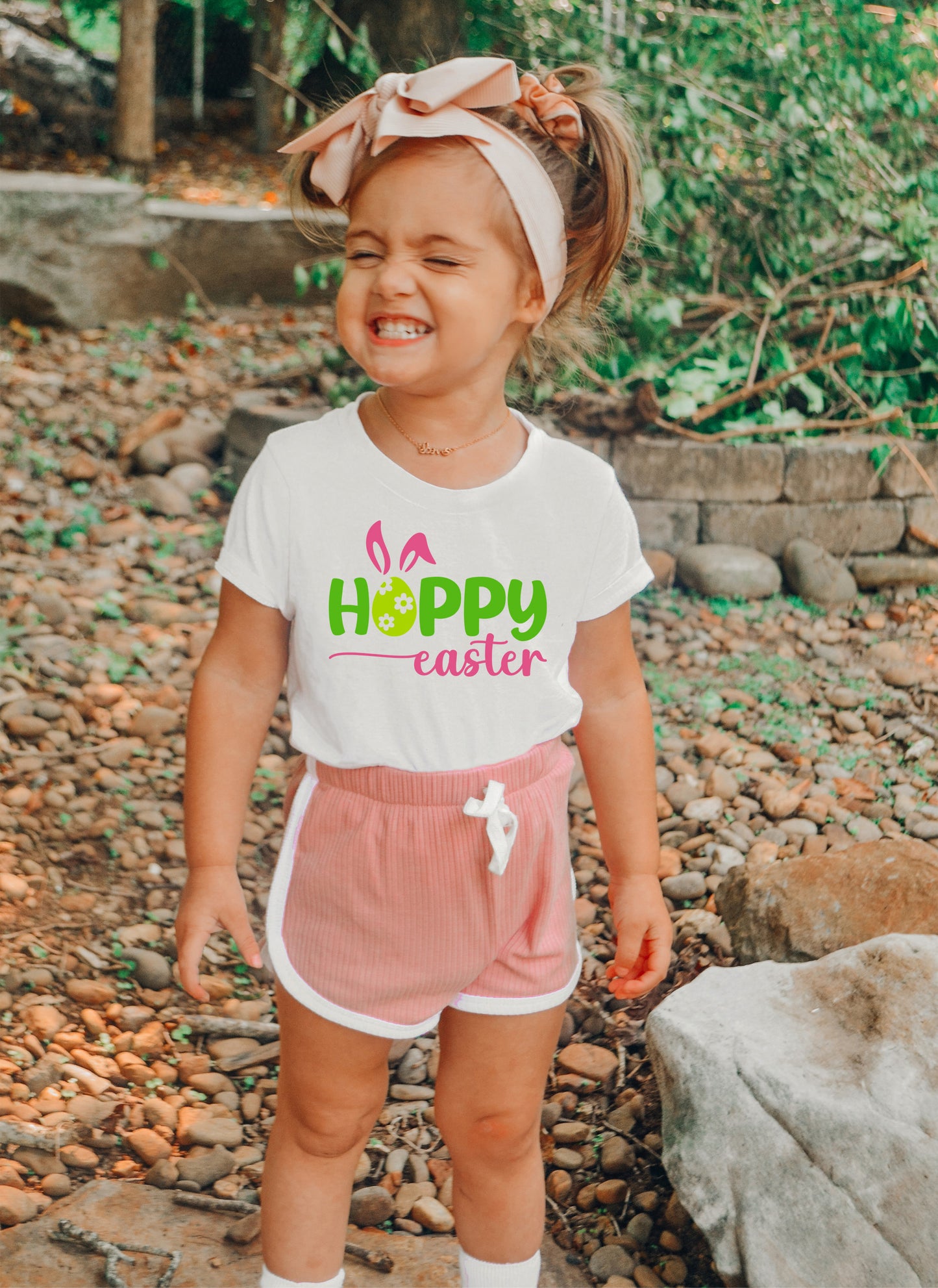 Hoppy Easter Egg Happy Easter Bright Spring Colors Ready to Press Transfer T-shirt Transfer