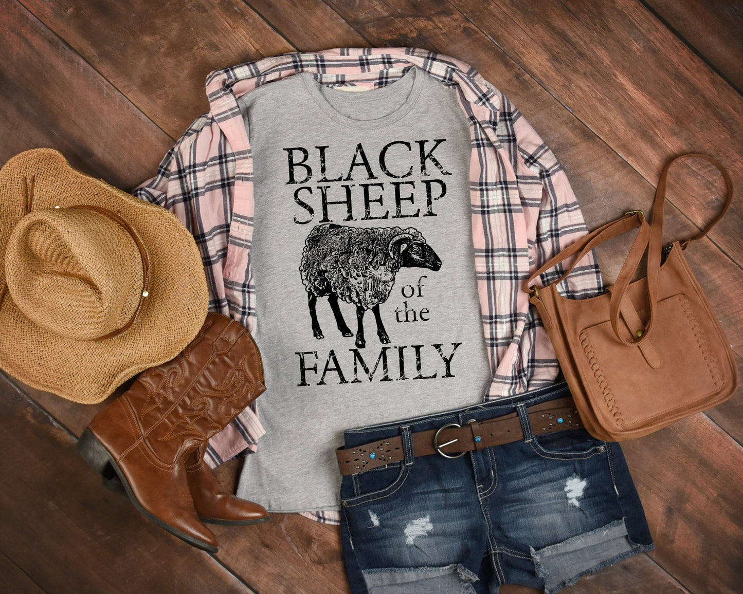 Black Sheep Of The Family Sights Ink Graphic Tee