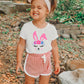 Easter Bunny Face with Lashes Happy Easter Bright Spring Colors Ready to Press Transfer T-shirt Transfer
