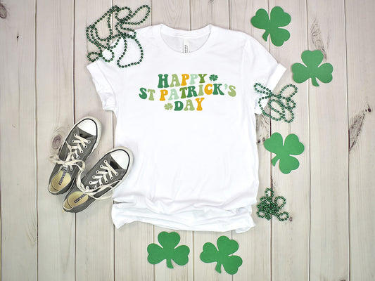 Colorful Happy St. Patricks Day Tshirt