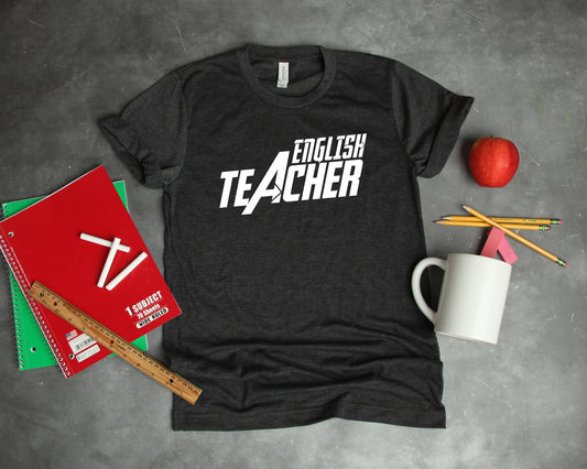 English Teacher Sights Ink Graphic Tee