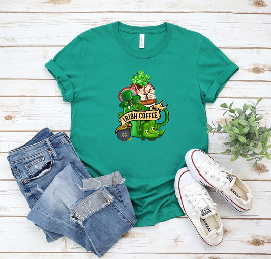 Fancy Irish Coffee St. Patricks Day Tshirt