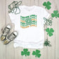 Feeling Lucky Clover Wavy St. Patrick's Day Transfer
