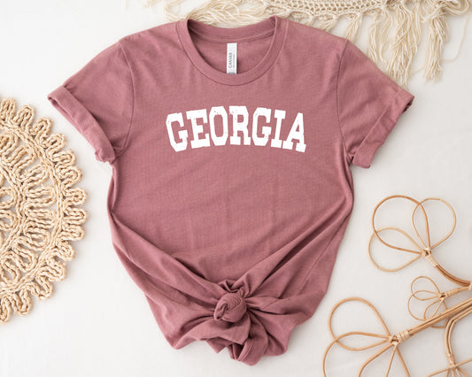 Georgia State Sights Ink Graphic Tee