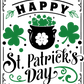 Happy St. Patricks Day Square St. Patrick's Day Transfer