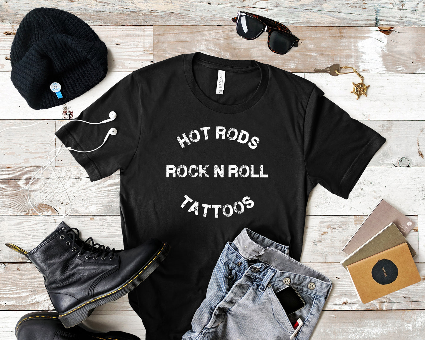 Hot Rods Tattoos And Rock And Roll Transfer