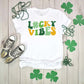 Lucky Vibes Wavy St. Patrick's Day Transfer