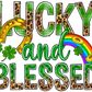 Lucky And Blessed St. Patricks Day Transfer
