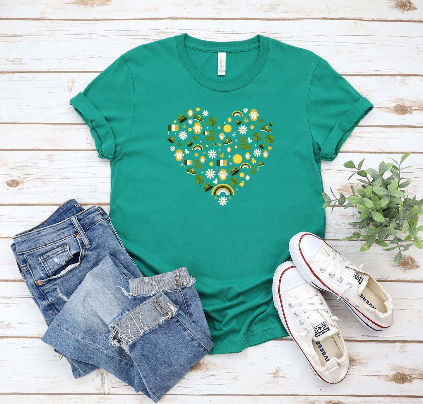 Heart St. Patricks Day Tshirt