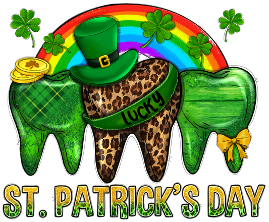 Dental St. Patricks Day Transfer