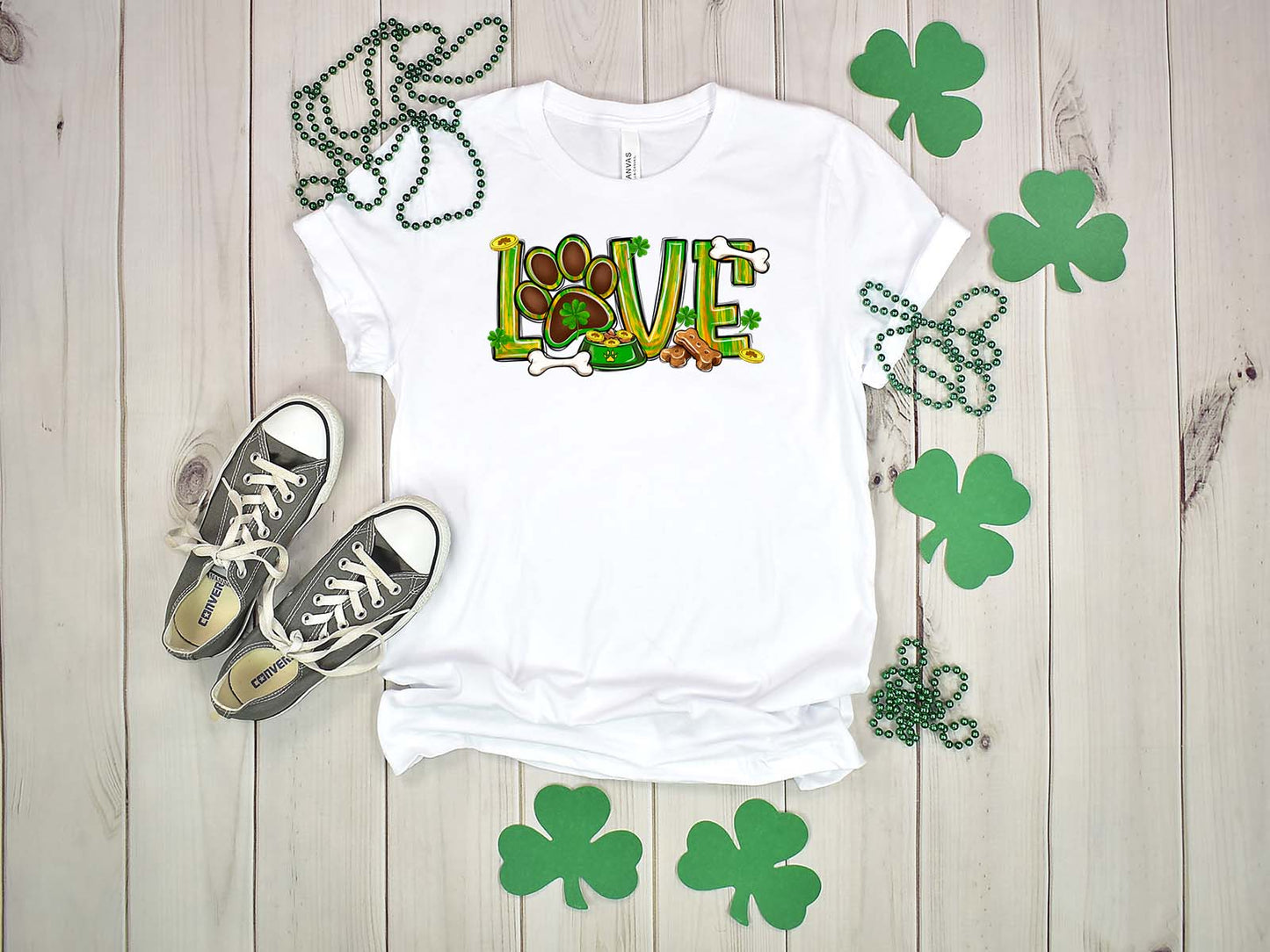 Dog Love St. Patricks Day Tshirt