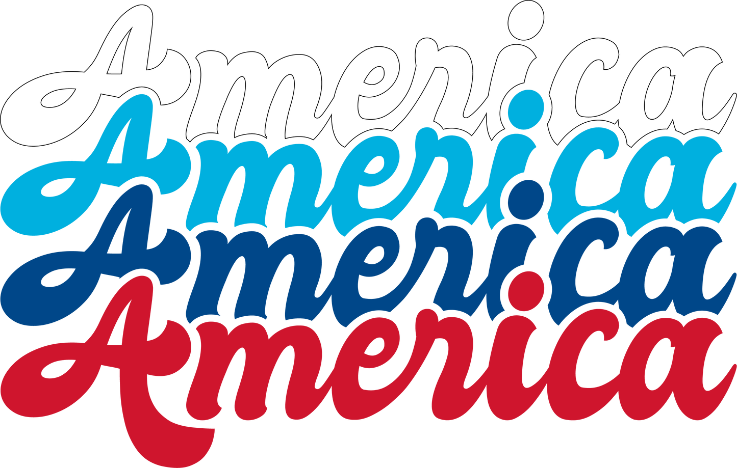 Retro America Sights Ink Graphic Tee