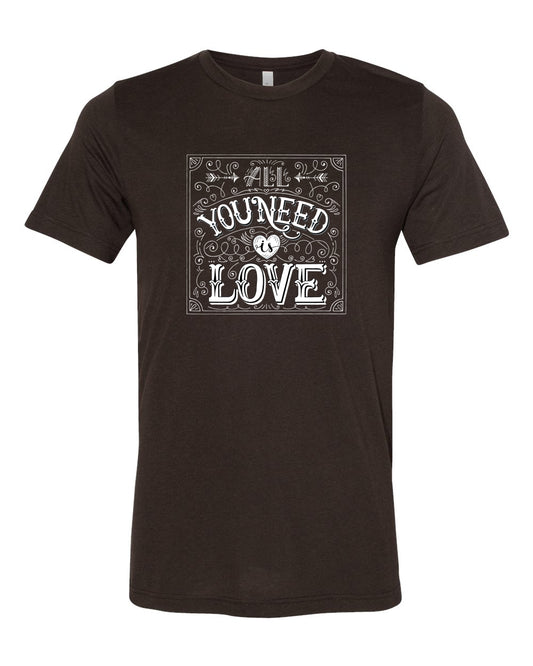 All You Need Is Love Sights Ink Graphic Tee