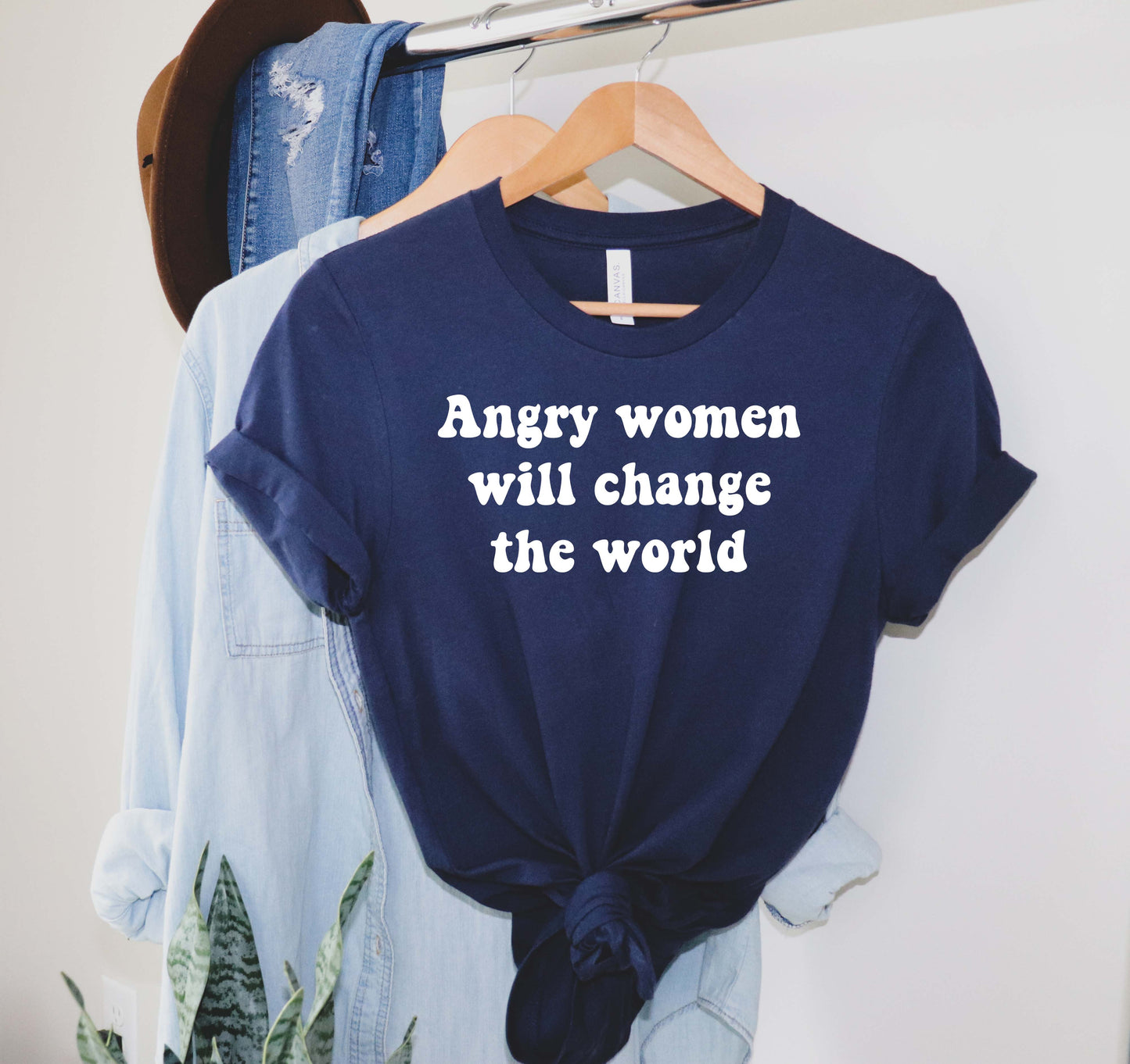 Angry Women Will Change The World Sights Ink Graphic Tee