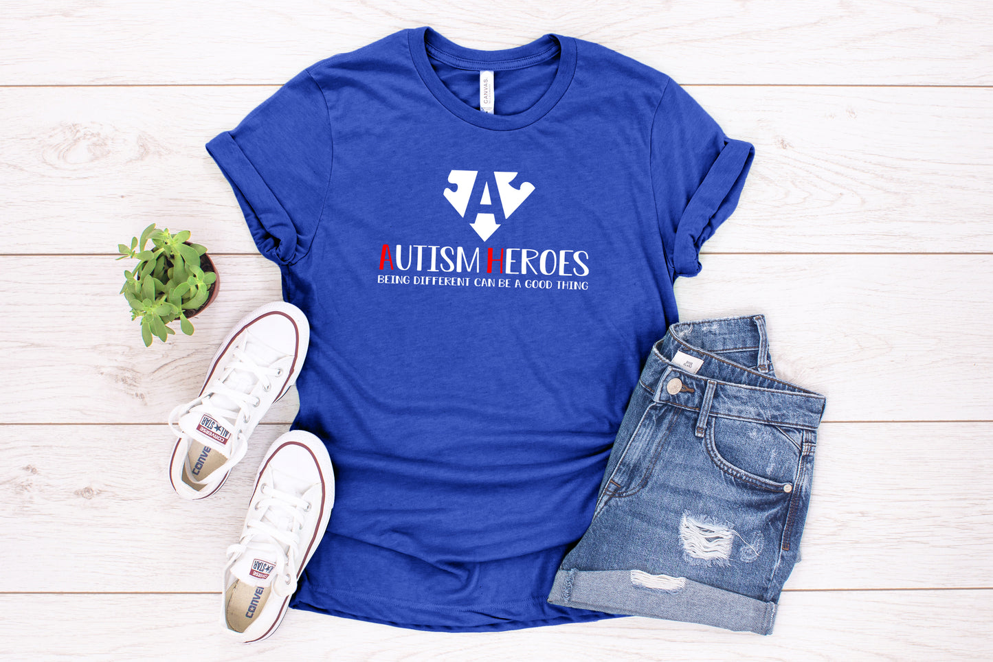 Autism Heroes Sights Ink Graphic Tee