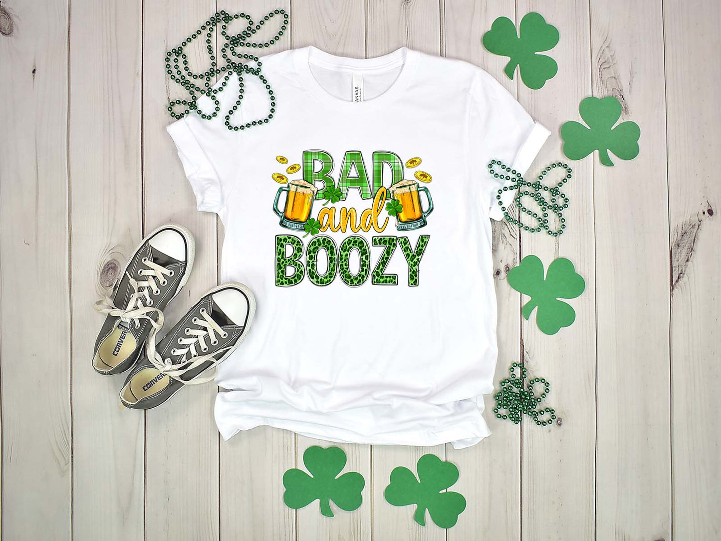 Bad And Boozy St. Patricks Day Tshirt