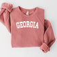 Georgia State Bella & Canvas Crewneck Sweatshirt