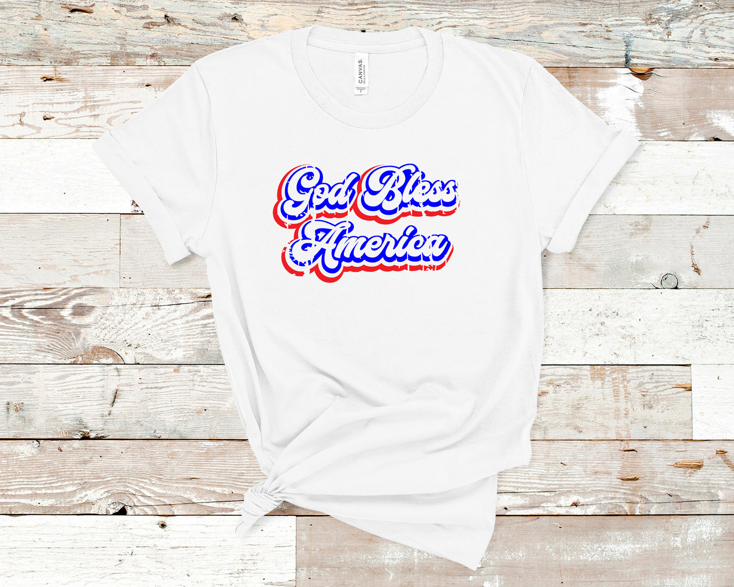 God Bless America Sights Ink Graphic Tee