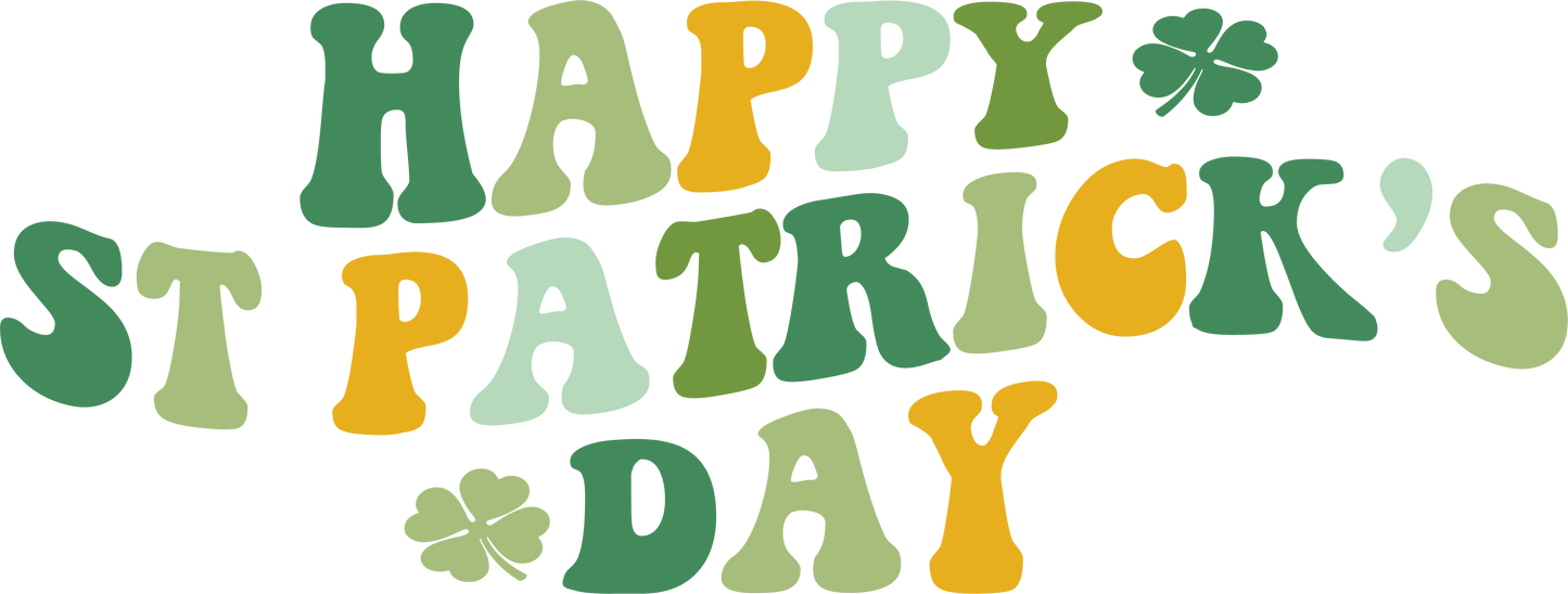 Color Happy St. Patricks Day St. Patrick's Day Transfer