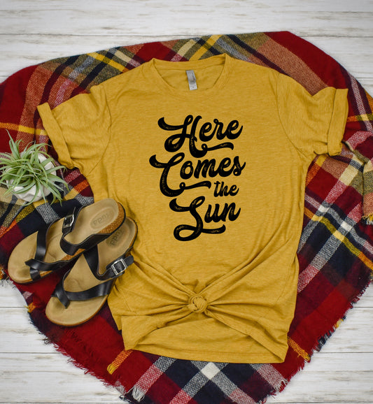 Here Comes The Sun Sights Ink Graphic Tee