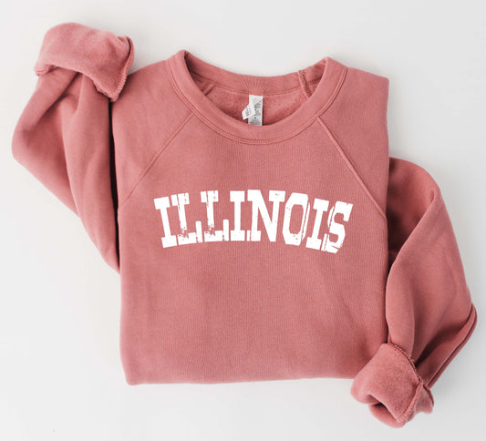Illinois State Bella & Canvas Crewneck Sweatshirt