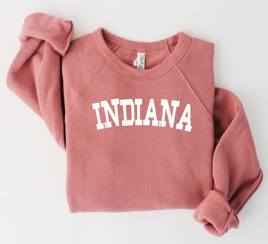 Indiana State Bella & Canvas Crewneck Sweatshirt
