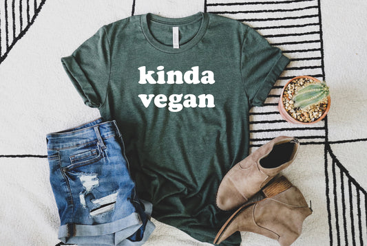 Kinda Vegan Sights Ink Graphic Tee