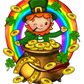 Leprechaun Cauldron St. Patricks Day Transfer