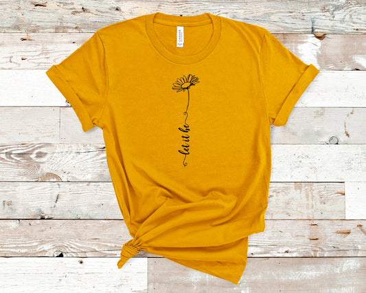Let It Be Sights Daisy Ink Graphic Tee