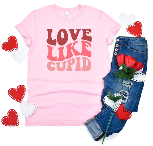 Love Like Cupid Valentine's Day Sights Ink T-Shirt