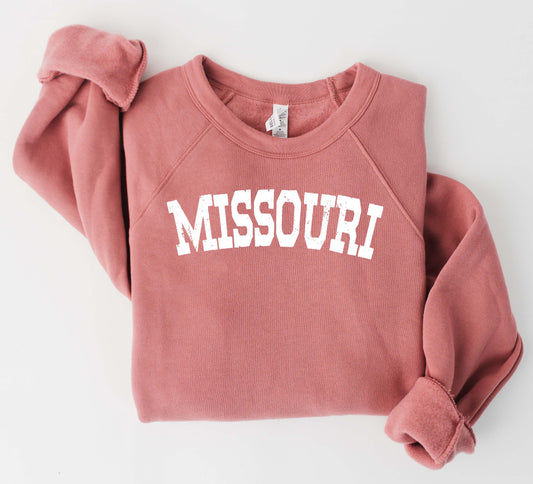 Missouri State Bella & Canvas Crewneck Sweatshirt