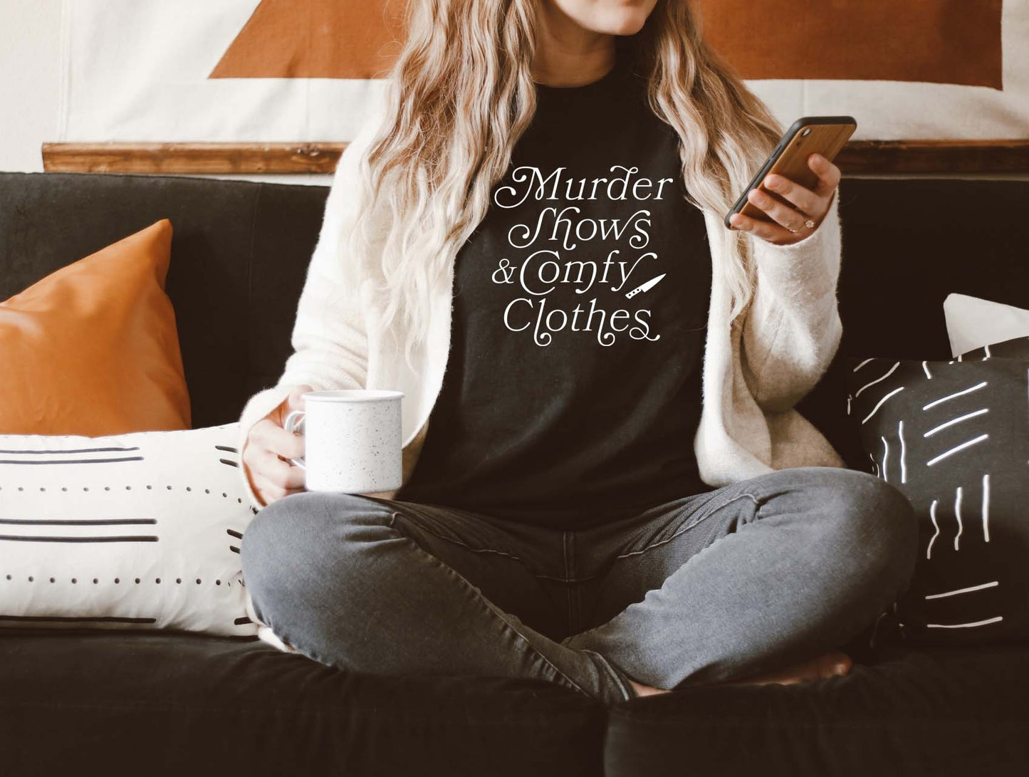 Murder Shows And Comfy Clothes Sights Ink Graphic Tee