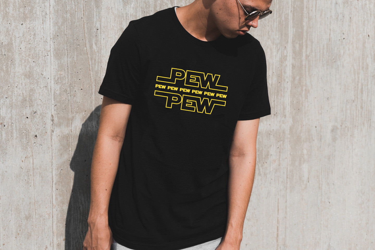 Pew Pew Sights Ink Graphic Tee