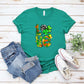 Stacked Love With Clovers St. Patricks Day Transfer
