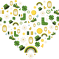 St. Patricks Day Heart Transfer