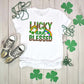 Lucky And Blessed St. Patricks Day Transfer