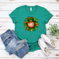 Sunflower Leprechaun St. Patricks Day Transfer