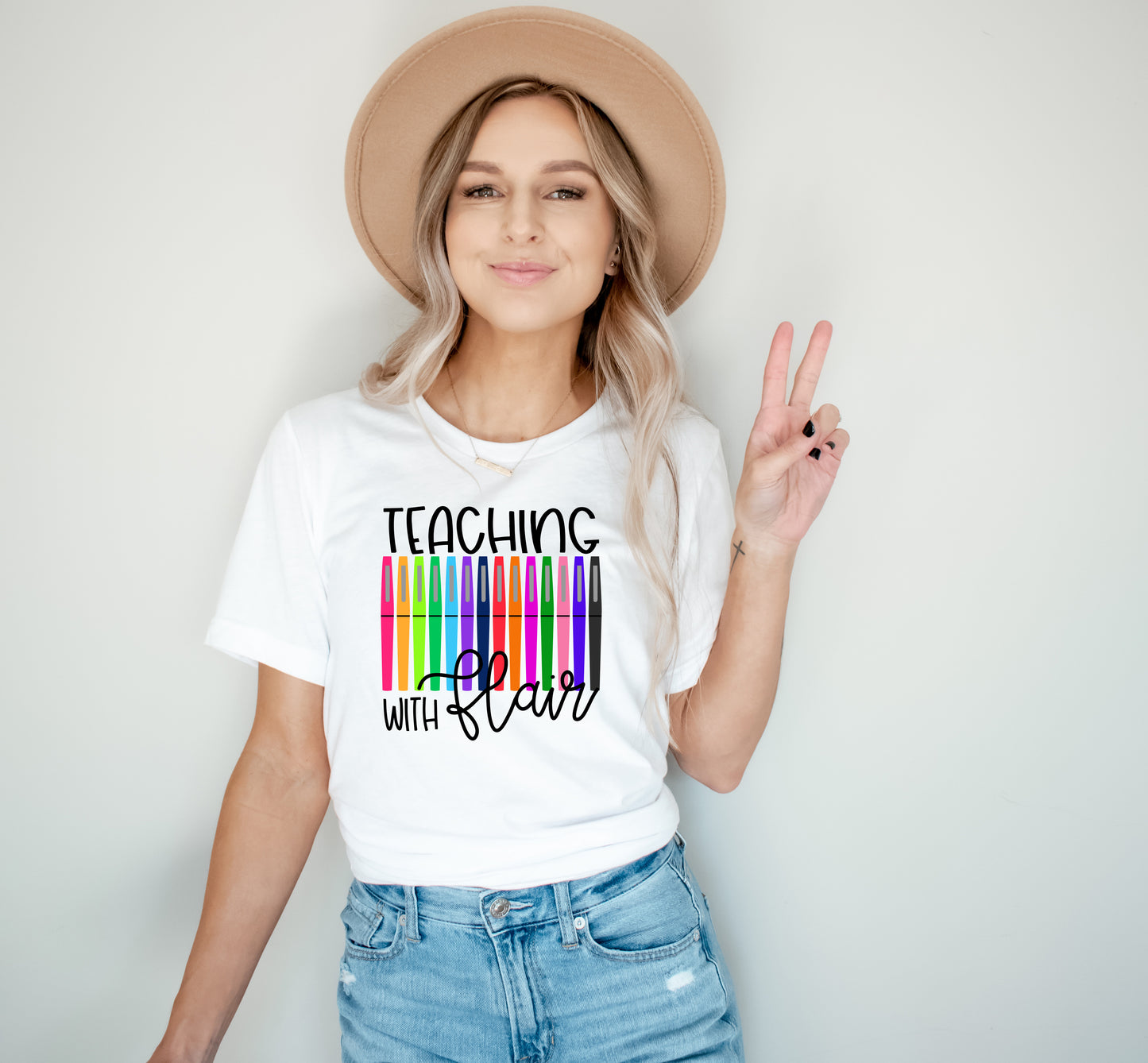 Teaching With Flair Sights Ink Graphic Tee