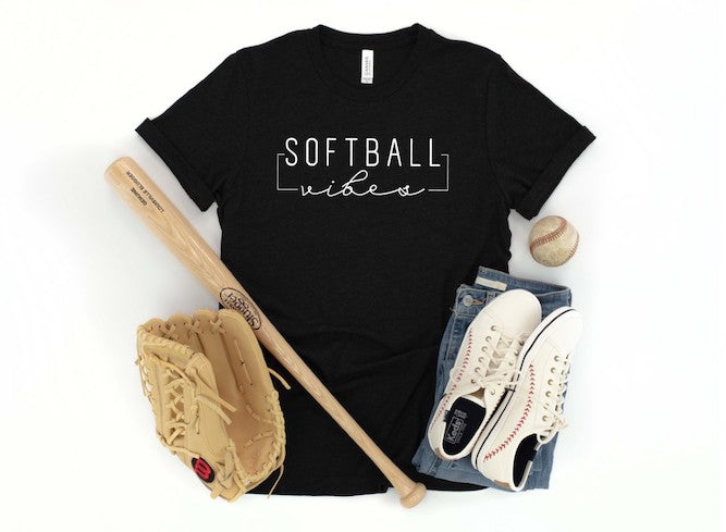 Softball Vibes Sights Ink Graphic Tee