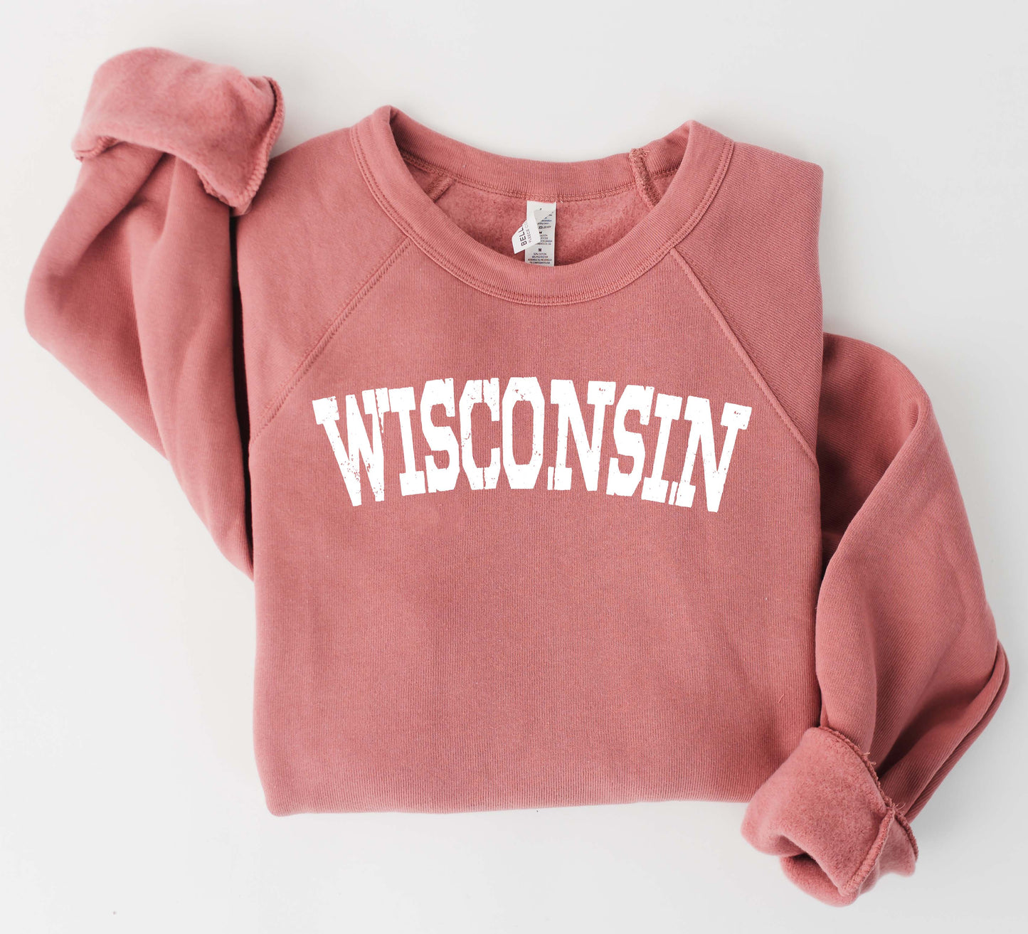 Wisconsin Bella & Canvas Crewneck Sweatshirt